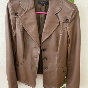 Leather Escada Jacket